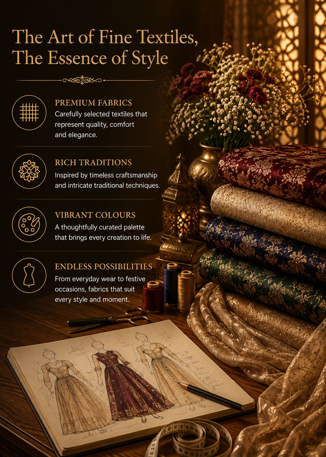 RIYASAT exclusive textile showcase invitation